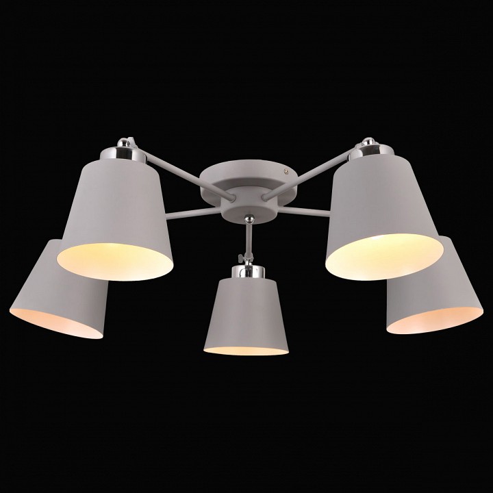 Потолочная люстра Natali Kovaltseva Simply SIMPLY 75099/5C STAIN GRAY
