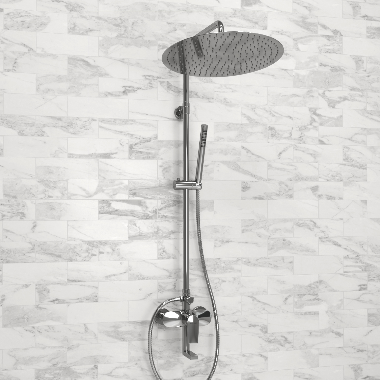 A166.117.137.010.CH Душевой комплект со смесителем