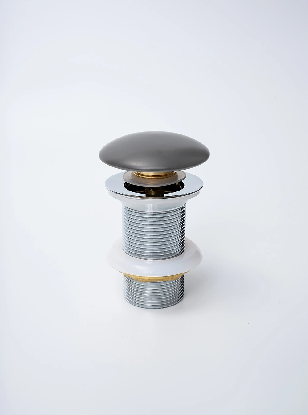 Донный клапан Gid без перелива Dgm100 74408K темно-серый матовый 7x7x10