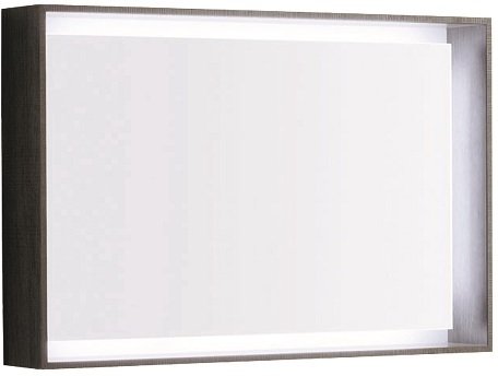 Зеркало с подсветкой Geberit Citterio 88x54 500.572.JJ.1 темный дуб