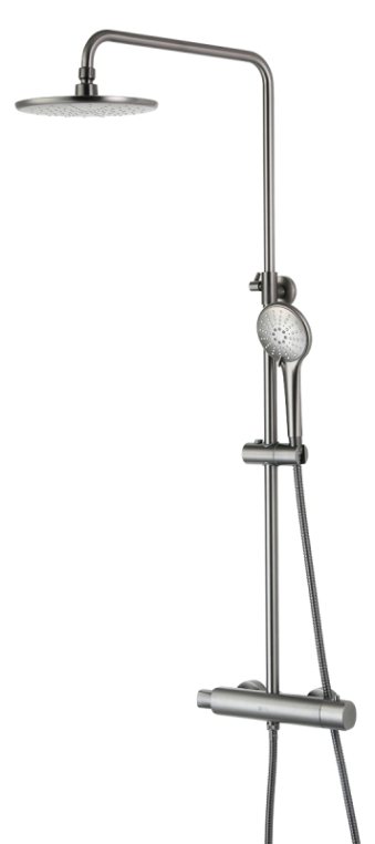 Душевая стойка LEMARK Bronx LM3770GM черный