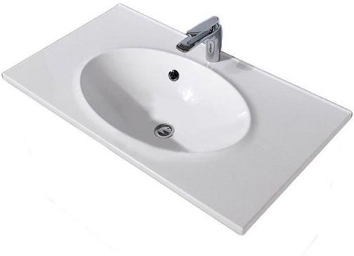 Раковина BelBagno Onda 75 см BB750/500-LV-MR-OND