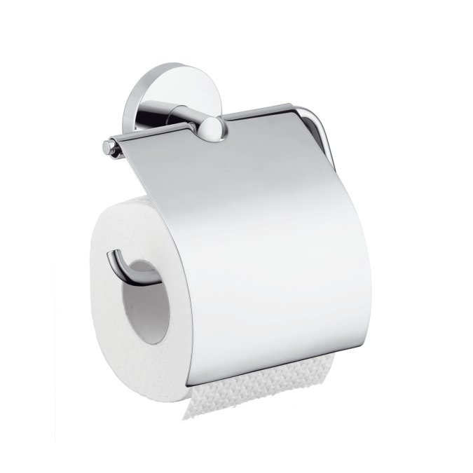 Держатель туалетной бумаги Hansgrohe Logis 40523000 с крышкой