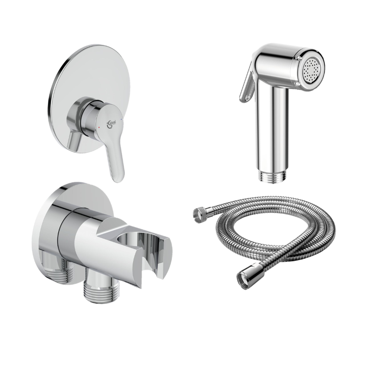 Смеситель для душа встраиваемый Ideal Standard Idealspray BD125AA комплект с гигиеническим душем