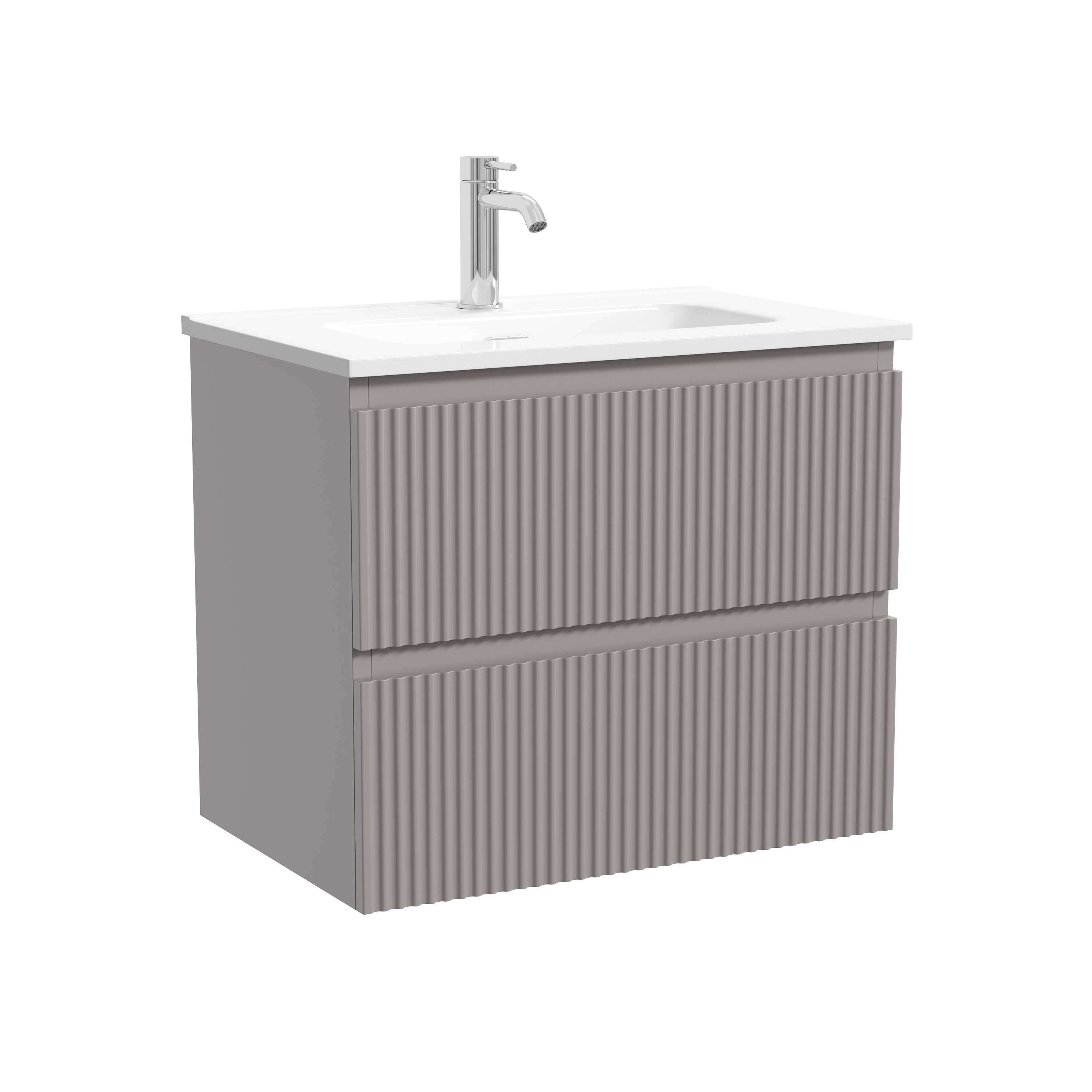 Тумба подвесная SANCOS Snob R 590х390х500, c двумя ящиками оснащенными доводчиками, Doha Soft, арт.SNR60/39SM