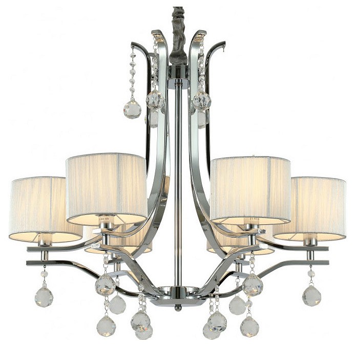 Подвесная люстра LUMINA DECO Fontenea LDP 8443-6 CHR