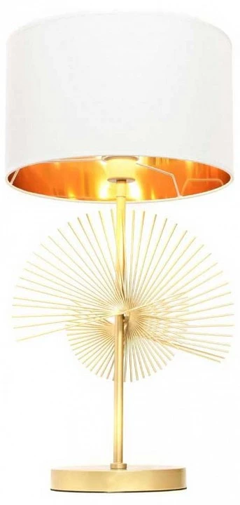 Настольная лампа декоративная LUMINA DECO Fonti LDT 5534 GD+WT