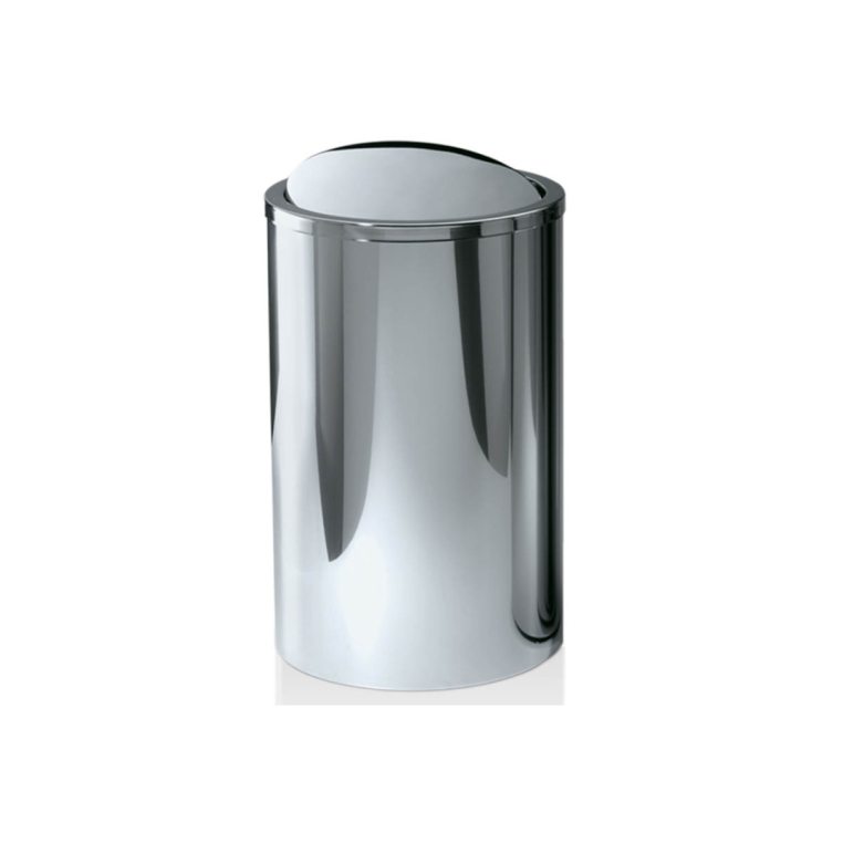 Корзина для белья Decor Walther 0610770 - DW 121 сталь полированная