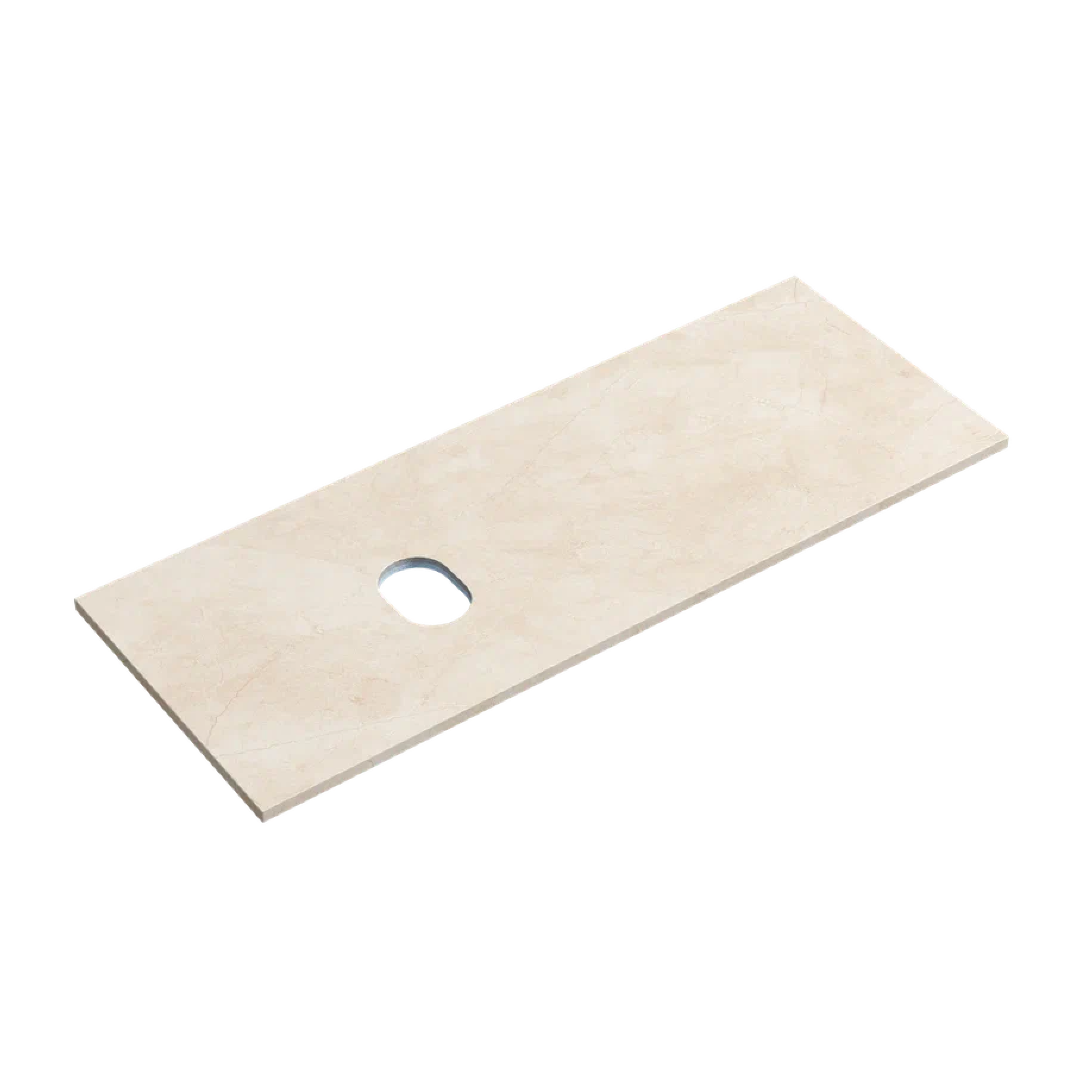 Столешница для ванной комнаты SANCOS 1200х460, цвет kreman, арт. TT120A2L, левая