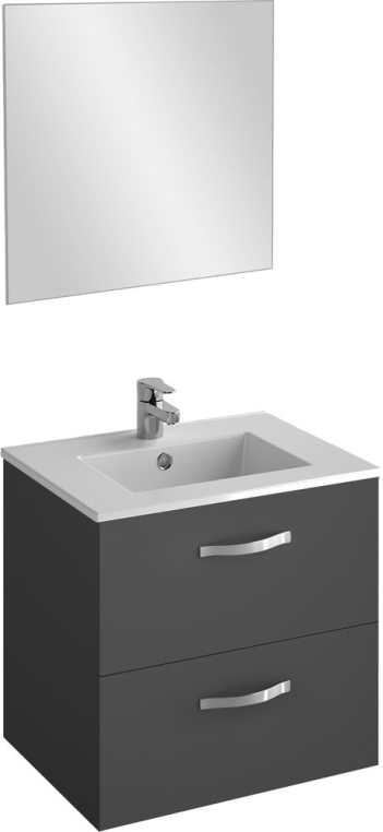 Комплект мебели Jacob Delafon Ola 60 серый антрацит (EB390RU-N14+EXSA112-00+EB1080-RU)