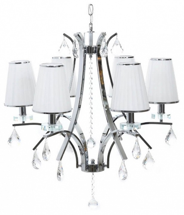 Подвесная люстра LUMINA DECO Glamour LDP 66247-6 WT+CHR
