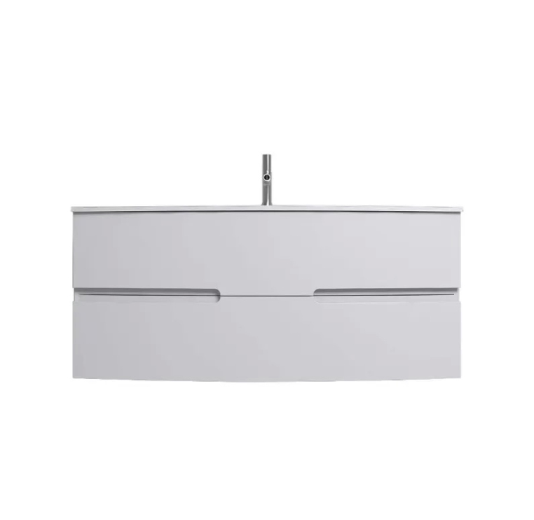 Тумба под раковину Jacob Delafon Nona EB1890RU-G1C 120 см, с интегрированными ручками, глянцевый белый