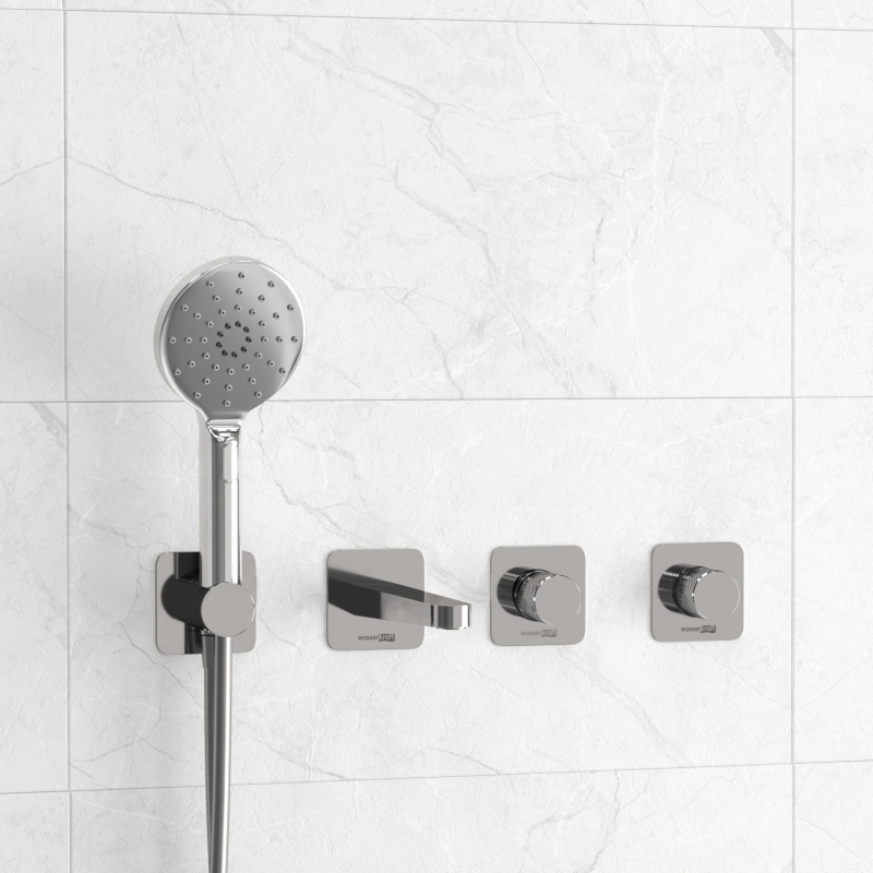 A4651.293.295.271.087.127 Встраиваемый комплект для ванны с лейкой и изливом