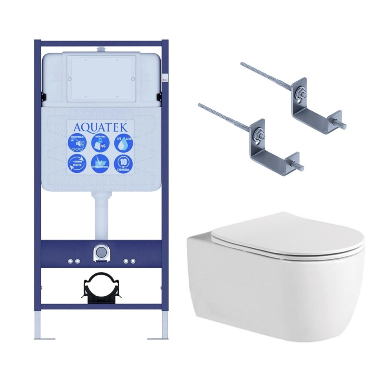 Унитаз с инсталляцией Set AQUATEK ЕВРОПА New-KKI2