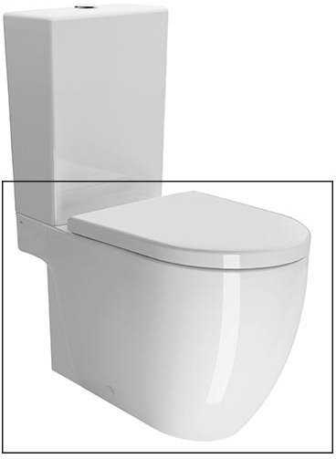 Напольный унитаз GSI Pura с микролифтом 881711+MS86CSN11
