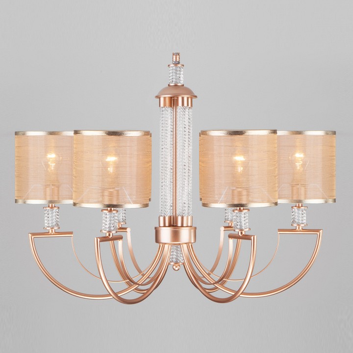 Подвесная люстра Eurosvet Licata 60099/6 перламутровое золото