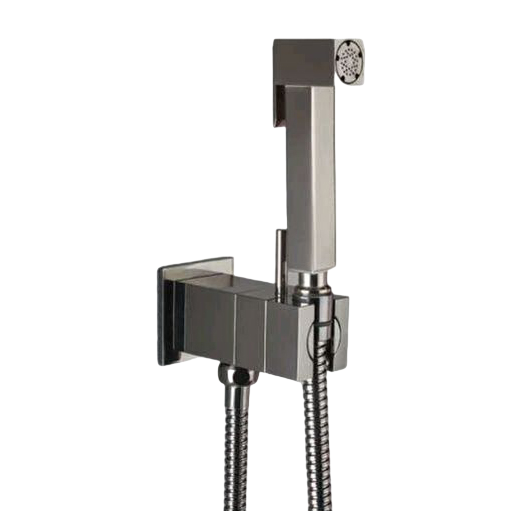 Гигиенический душ со смесителем и держателем Nicolazzi  Quadro 5523QCR без шланга