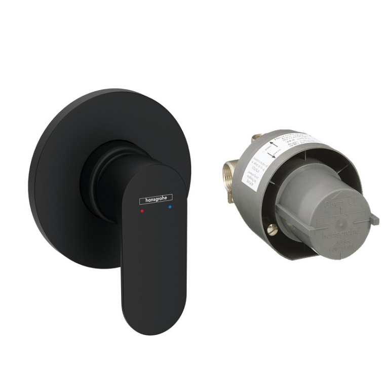 Смеситель для душа Hansgrohe Rebris S 72648670, черный матовый