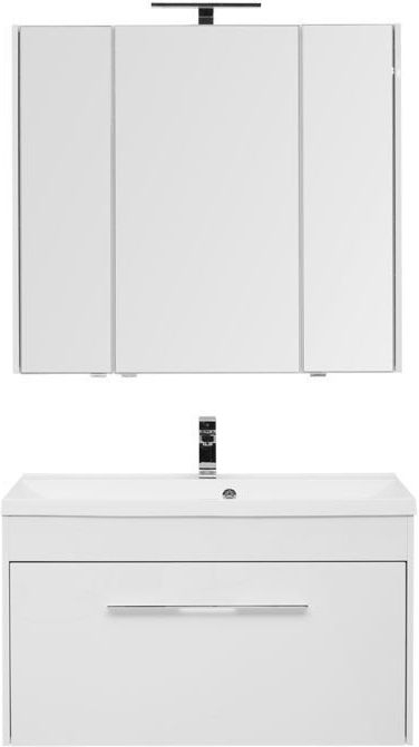 Мебель для ванной Aquanet Августа 100 белый (раковина Нота) 00287676