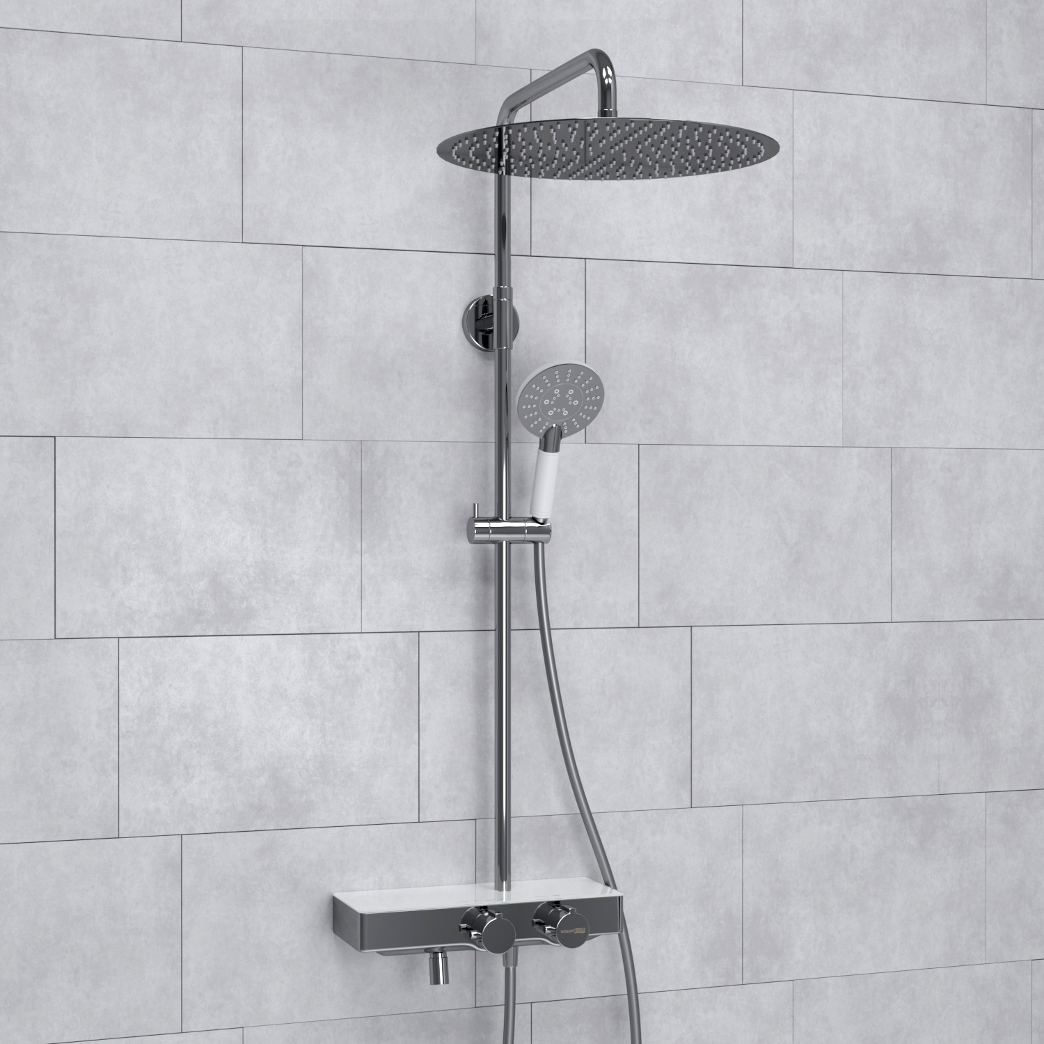 A113.117.058.CH Thermo Душевой комплект с термостатическим смесителем