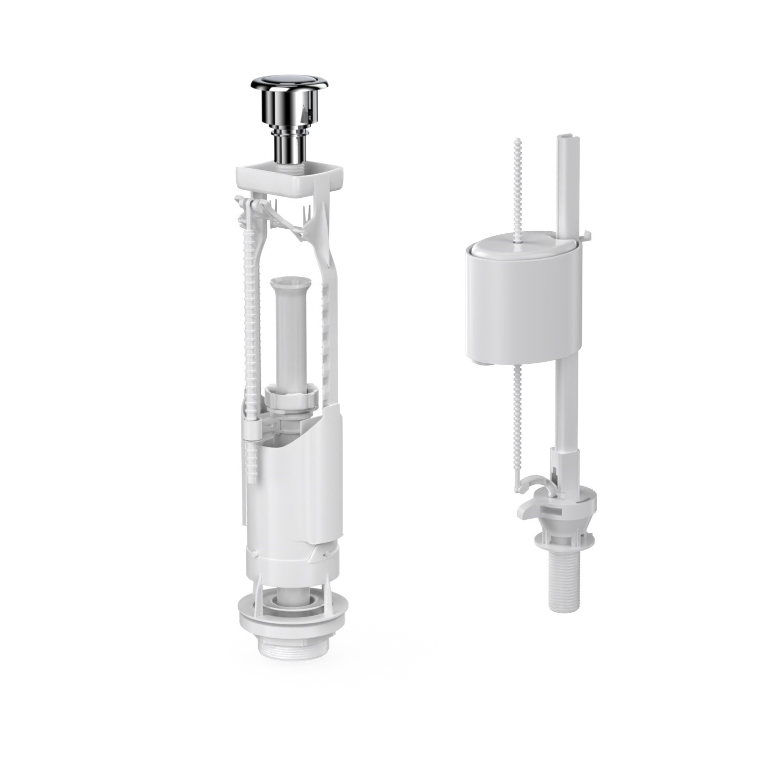 Комплект арматуры Eko 13 однокнопочный, старт/стоп, нижний клапан