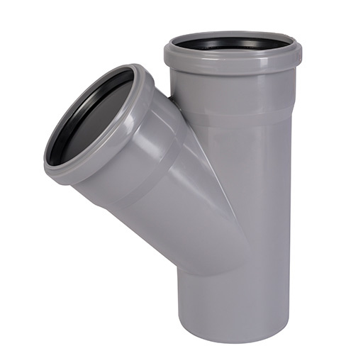 Ostendorf Тройник HTEA 50x50/45° для внутренней канализации (112200)