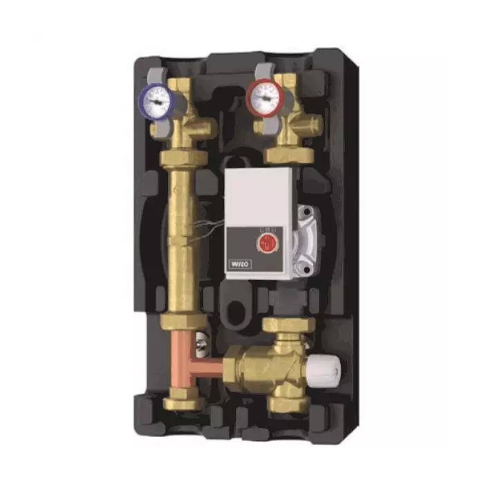 Группа насосная R586 Ду 25 со смешением с насосом Wilo Yonos Para 25/6 Giacomini R586RY104