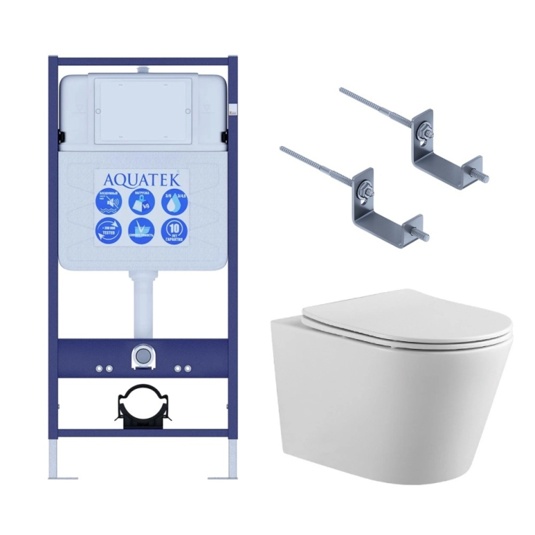 Унитаз с инсталляцией Set AQUATEK ВЕГА-KKI2