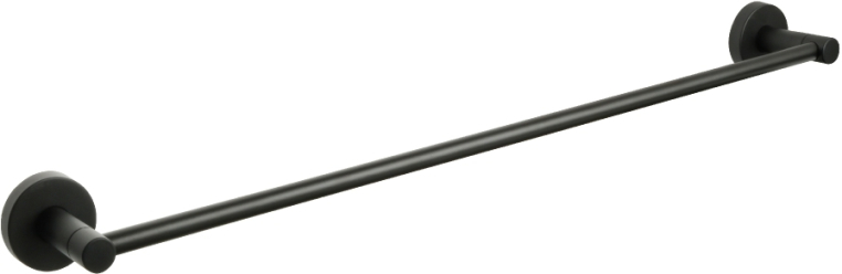 Полотенцедержатель трубчатый черный Fixsen Comfort  Black FX-86001