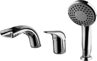 Смеситель для ванны LEMARK Poseidon LM4245C