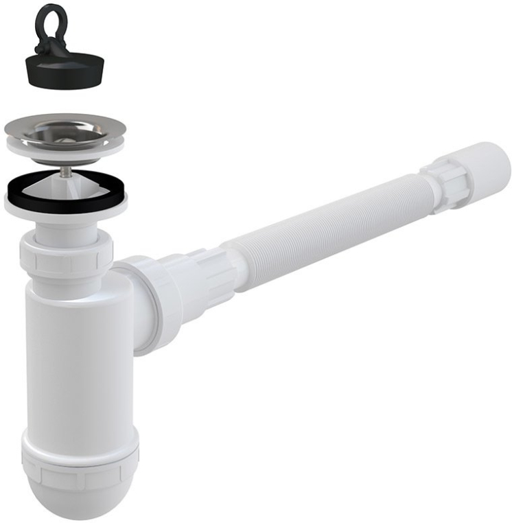 Сифон для раковины AlcaPlast A41+A71