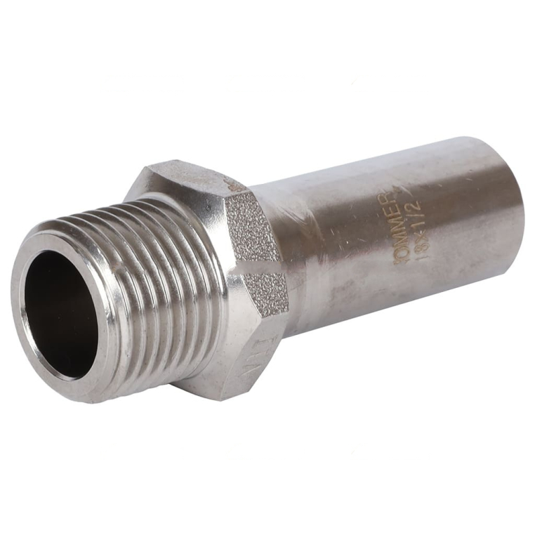 RSS-0023-001512 ROMMER Вставка переходная НПр-ВР, 15х1/2, из нержавеющей стали прессовой