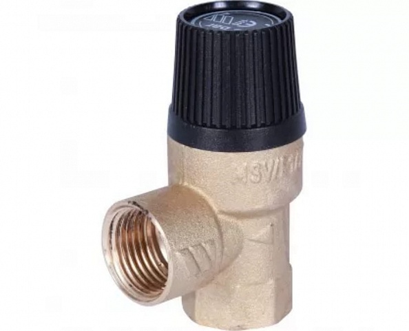 Клапан предохранительный Stout MSV для систем отопления, 1/2"x1/2", 3 бара (SVS-0001-013015)