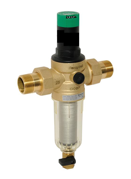 Фильтр Honeywell Braukmann FK06-3/4"-AA для холодной воды, с промывочным краном и редуктором давления (FK06-3/4AA)