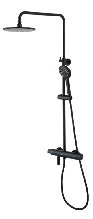 Душевая стойка LEMARK Bronx LM3772BL черный