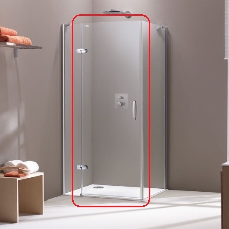 Душевая дверь Huppe Aura 120х200 400315092321 левая