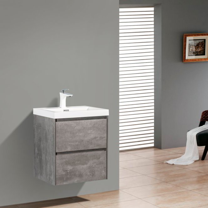 Тумба под раковину BelBagno Pietra Mini 50 stucco cemento (PIETRA MINI-500-2C-SO-SCM)