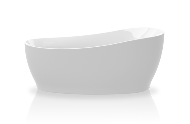 Акриловая ванна Knief Relax 0100-278 1800х850х600H, щелевой перелив, цвет белый глянцевый