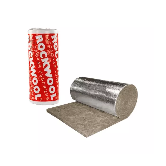 Рулон минеральная вата TEX MAT кашированный фольгой 50х1000-5 ROCKWOOL 56200
