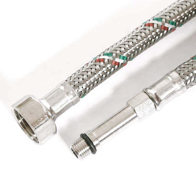Гибкая подводка для смесителя UNI-FITT МL10х1 - 1/2" 30 см оплетка из нержавеющей стали (503S2803)