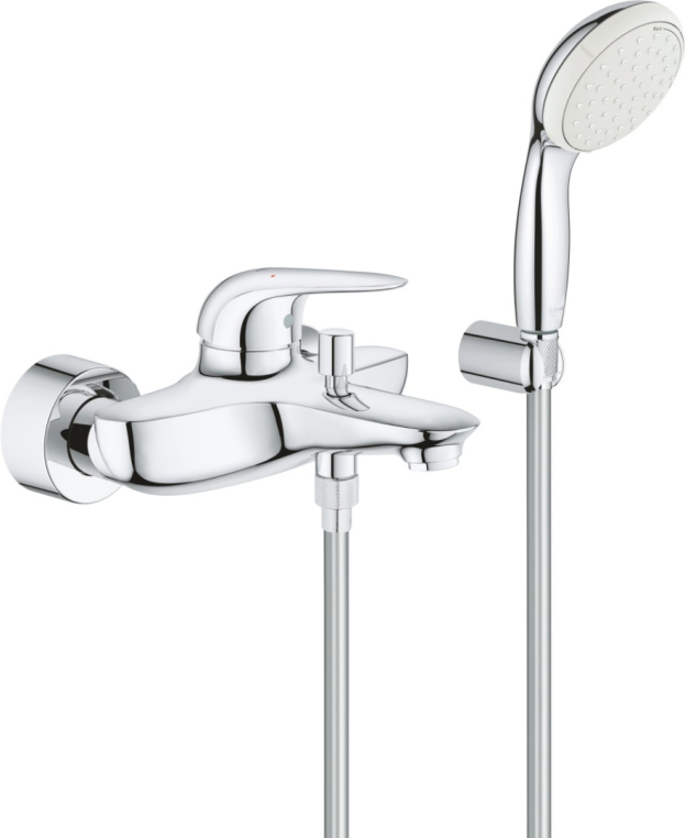 Смеситель для ванны Grohe Eurostyle с душевым набором 2372930A