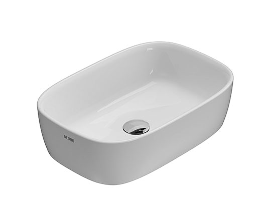 Раковина Globo GE044BI GENESIS 55.37, цвет белый