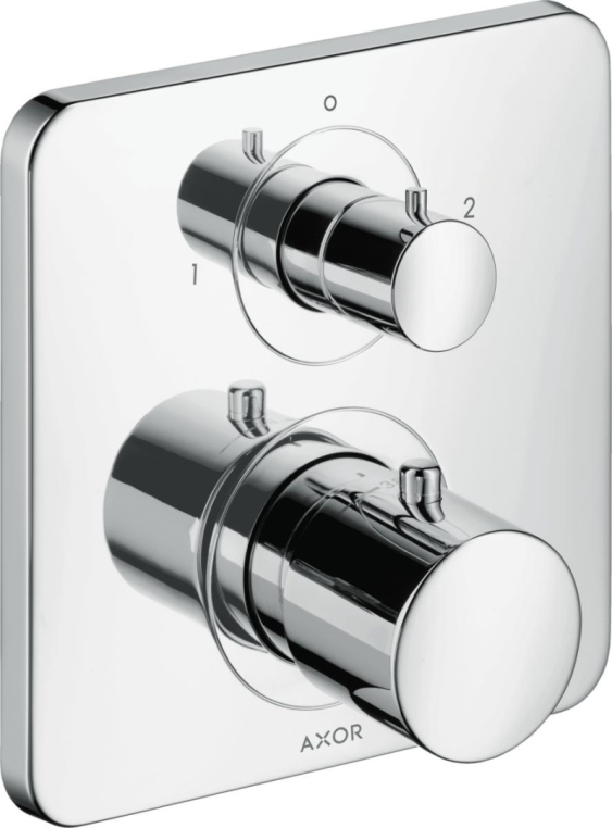 Термостат с запорным/переключающим вентилем Axor Citterio M 34725000