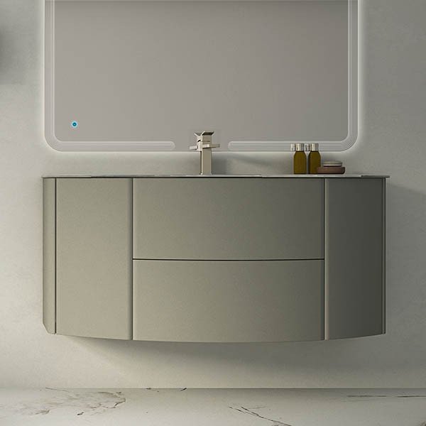 Тумба под раковину Cezares Eden 121 см 54407 Grigio talpa opaco