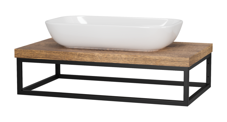 Комплект Brevita Kevo 80 Rosewood столешница + каркас
