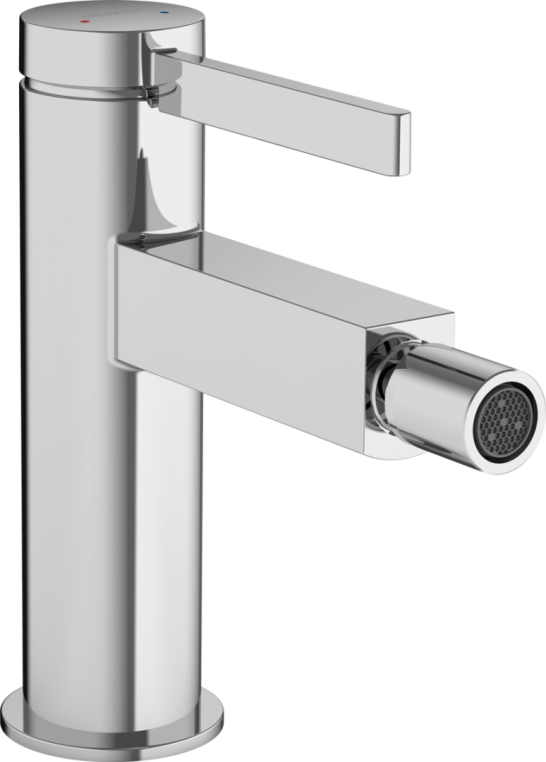 Смеситель для биде Hansgrohe Finoris 76200000 хром со сливным клапаном Push-Open