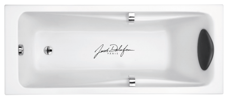 Акриловая ванна Jacob Delafon Odeon Up 150x70 см E6060RU-00+SF6060RU-NF с каркасом