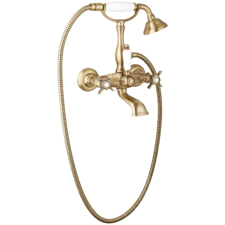 Смеситель для ванны с ручным душем Cezares Lord LORD-VD-02-Bi бронза