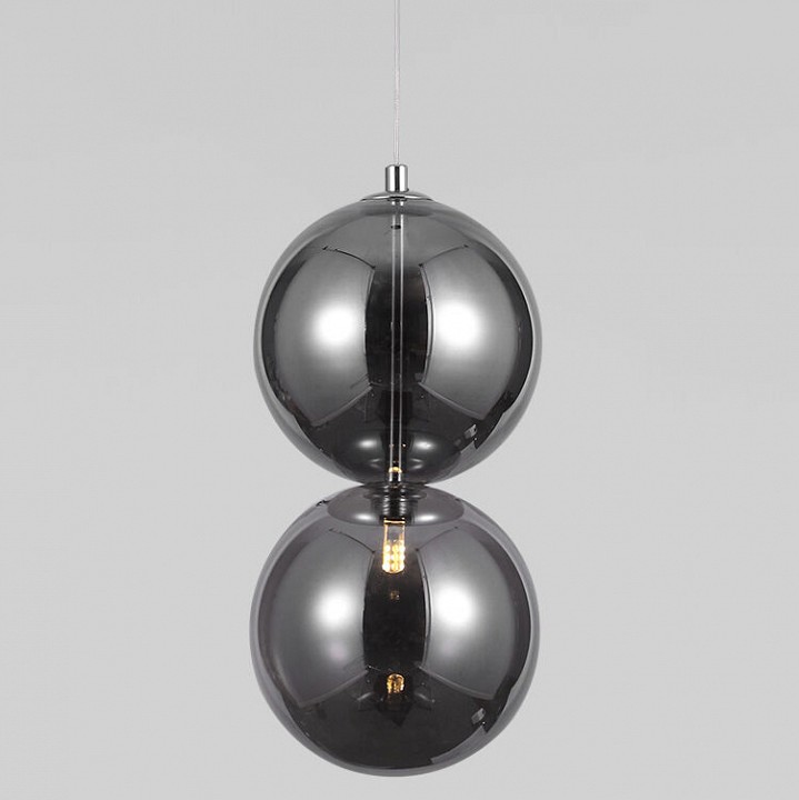 Подвесной светильник Eurosvet Selisa 50092/1 хром/дымчатый