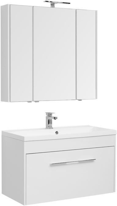 Мебель для ванной Aquanet Августа 100 белый (раковина Нота NEW) 00225238
